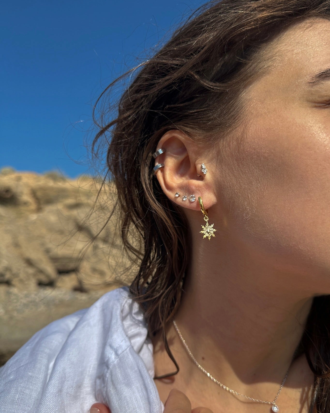 SPARKLE GÜMÜŞ KÜPE