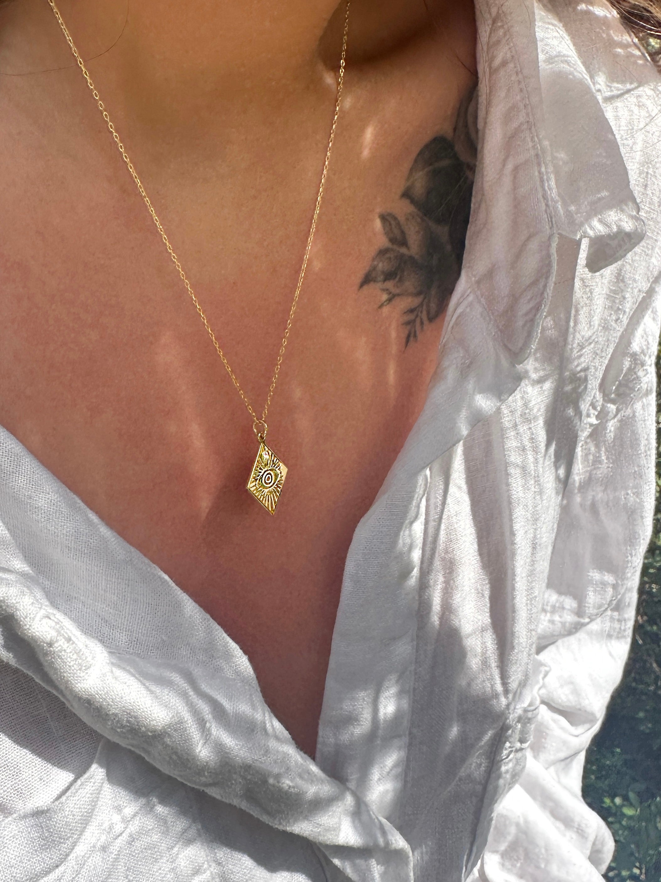 EVIL EYE GÜMÜŞ KOLYE