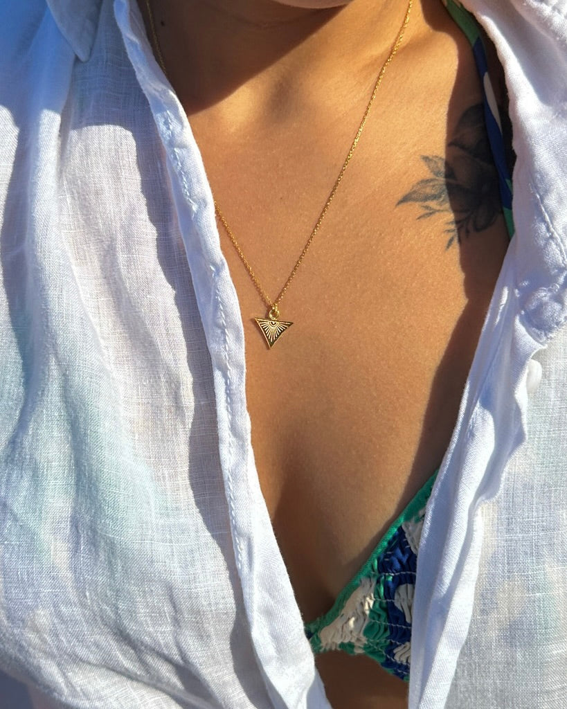 TİRO GÜMÜŞ KOLYE