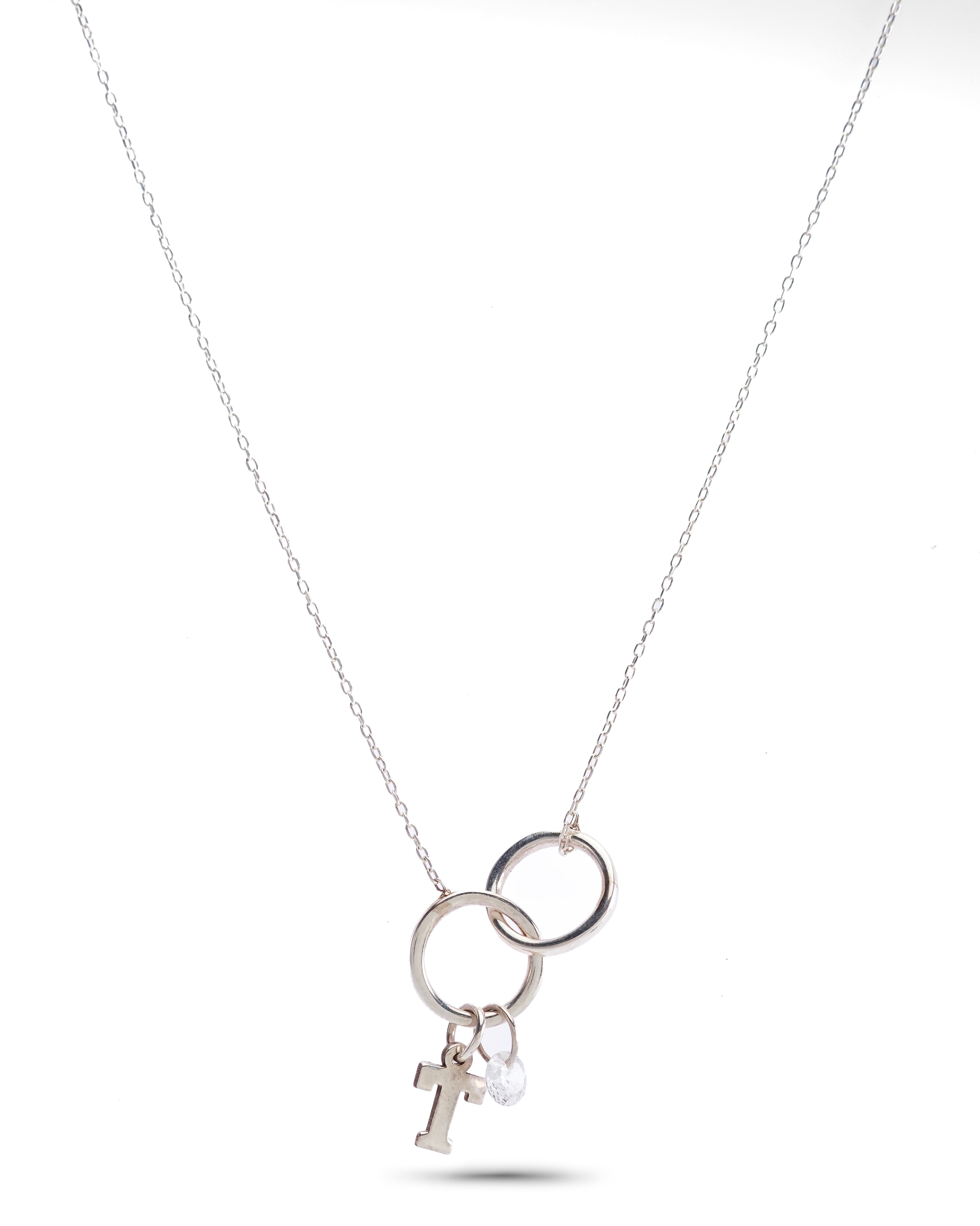 INTER HARFLİ GÜMÜŞ KOLYE