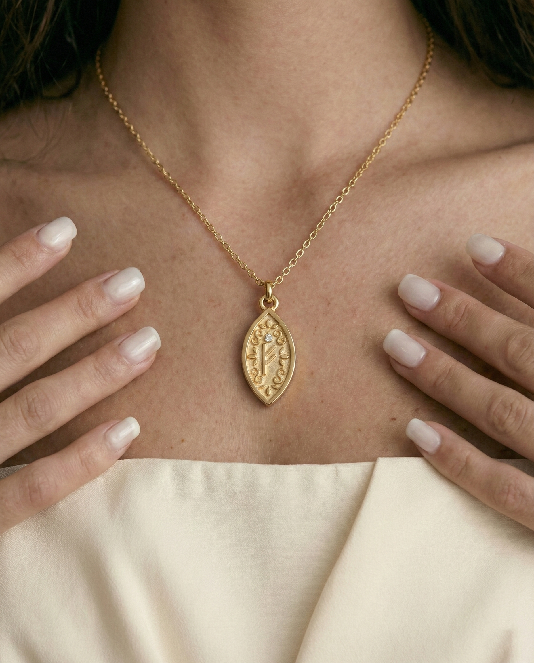 FEHU BEREKET/ZENGİNLİK SEMBOLÜ KOLYE