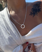 CIRCLE GÜMÜŞ KOLYE