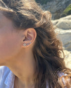 FLORA GÜMÜŞ KÜPE