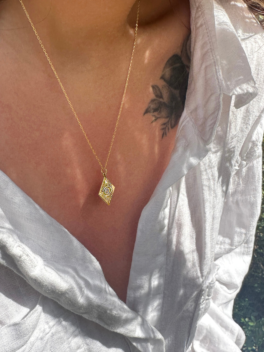 EVIL EYE GÜMÜŞ KOLYE