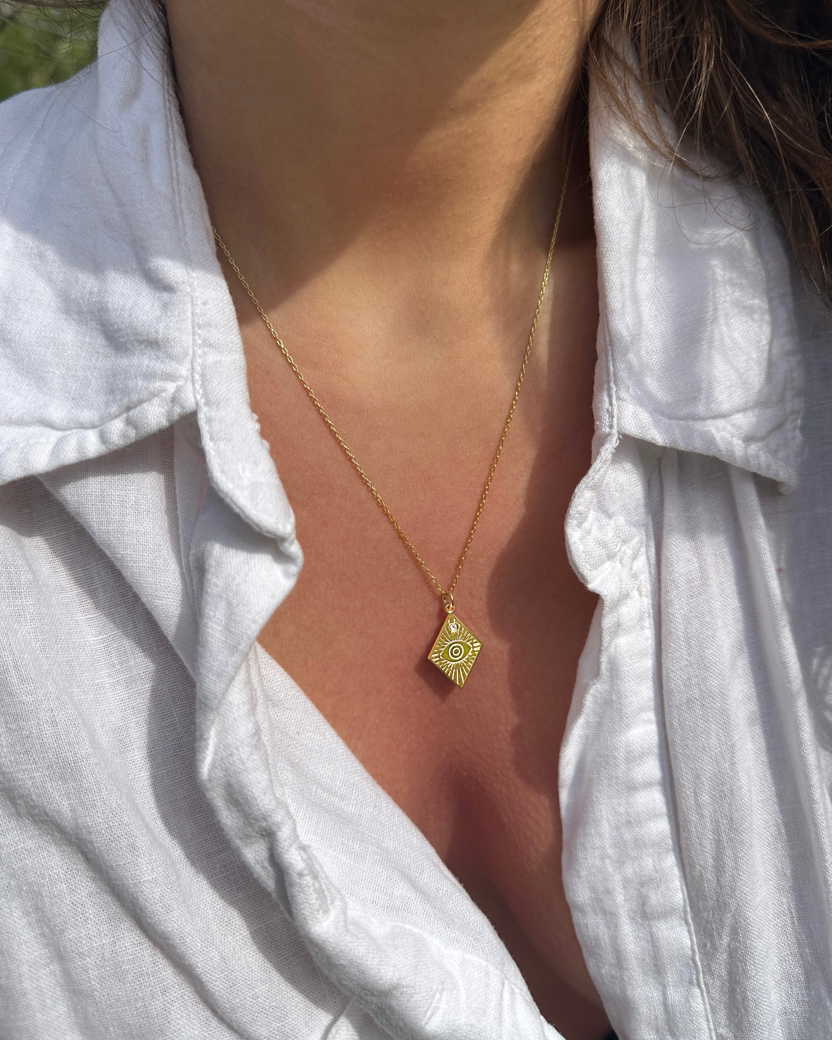 EVIL EYE GÜMÜŞ KOLYE