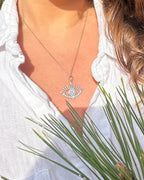 EVIL EYE GÜMÜŞ KOLYE