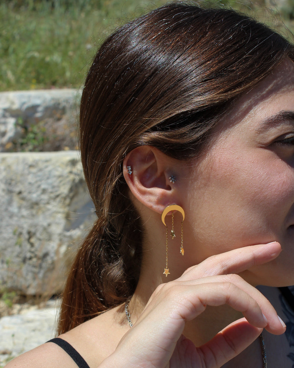 NIGHT GÜMÜŞ KÜPE