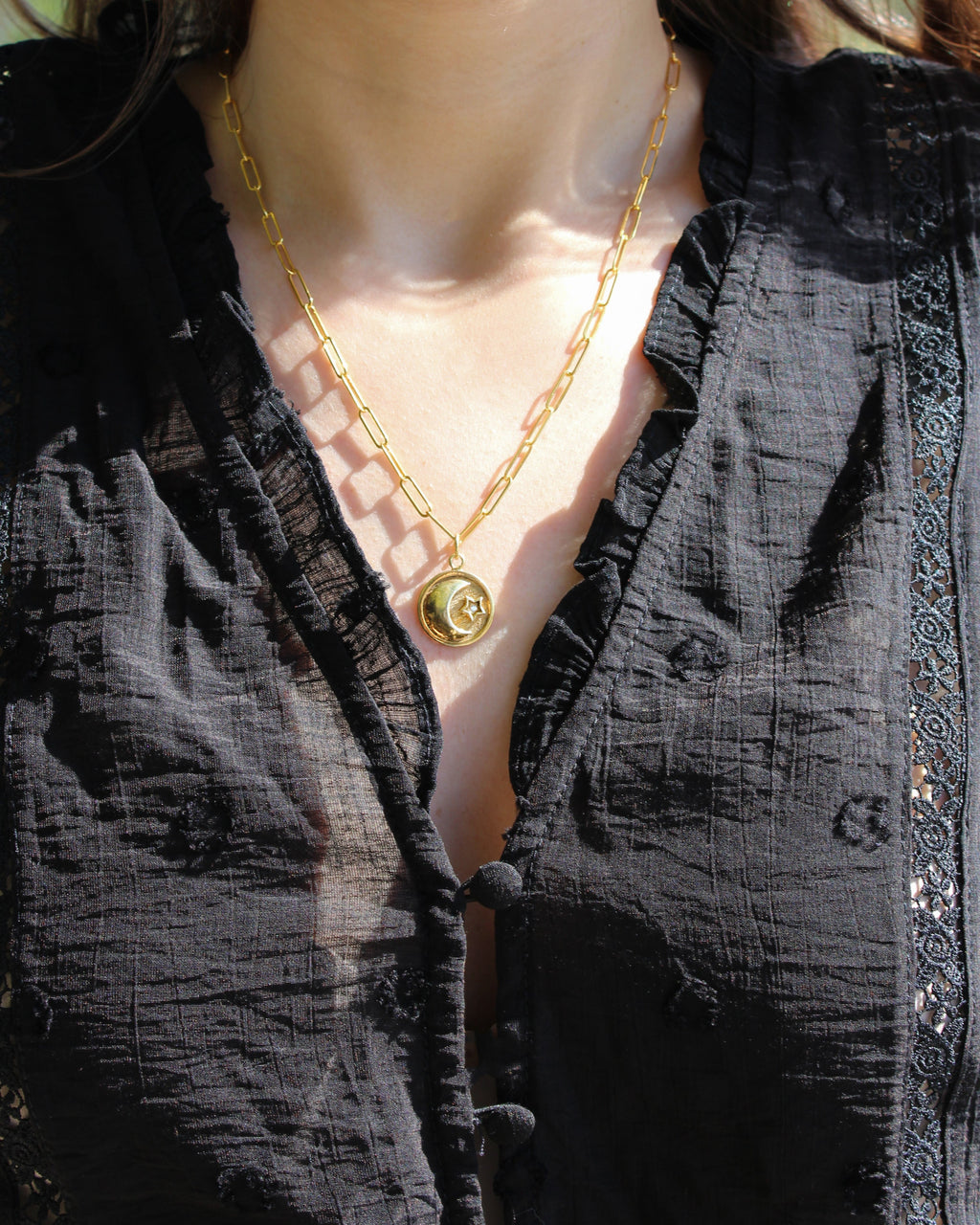 CRESCENT GÜMÜŞ KOLYE