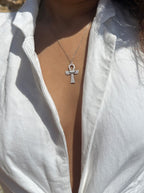 ANKH GÜMÜŞ KOLYE