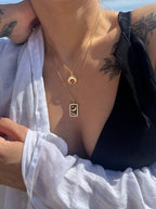 AY TAROT KARTI GÜMÜŞ KOLYE