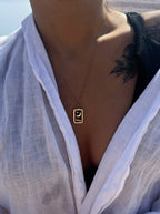 AY TAROT KARTI GÜMÜŞ KOLYE