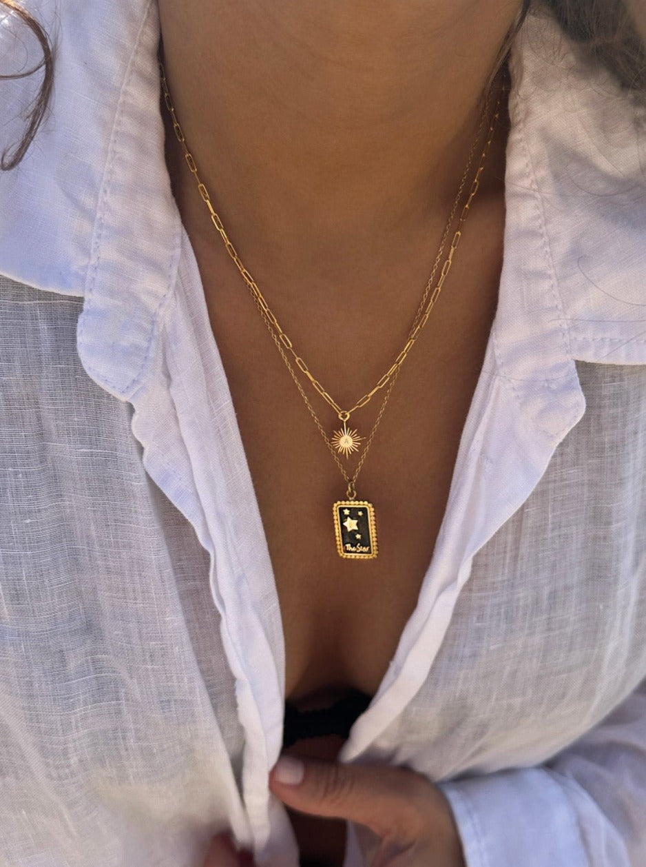 GÜNEŞ GÜMÜŞ KOLYE