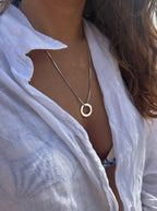 CIRCLE GÜMÜŞ KOLYE