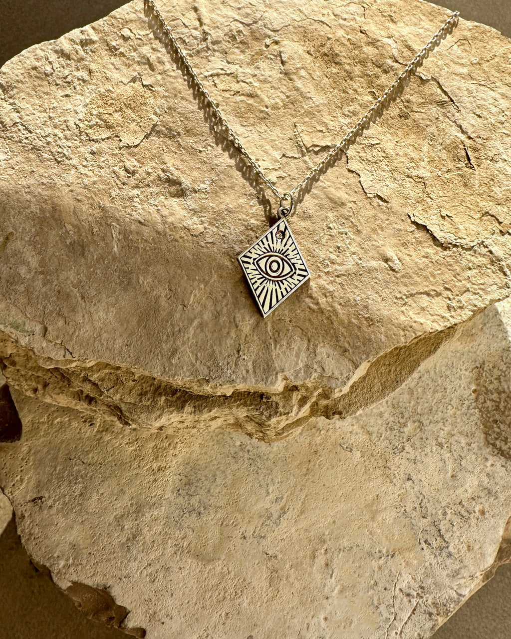 EVIL EYE GÜMÜŞ KOLYE