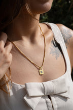 PADLOCK GÜMÜŞ KOLYE