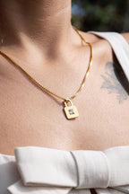 PADLOCK GÜMÜŞ KOLYE