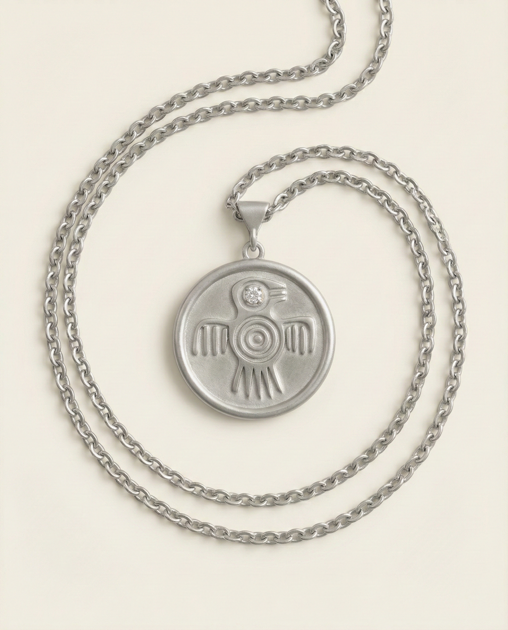 AZTEK GÜÇ, CESARET KORUMA SEMBOLÜ KOLYE