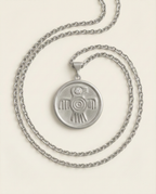 AZTEK GÜÇ, CESARET KORUMA SEMBOLÜ KOLYE