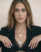 AZTEK GÜÇ, CESARET KORUMA SEMBOLÜ KOLYE