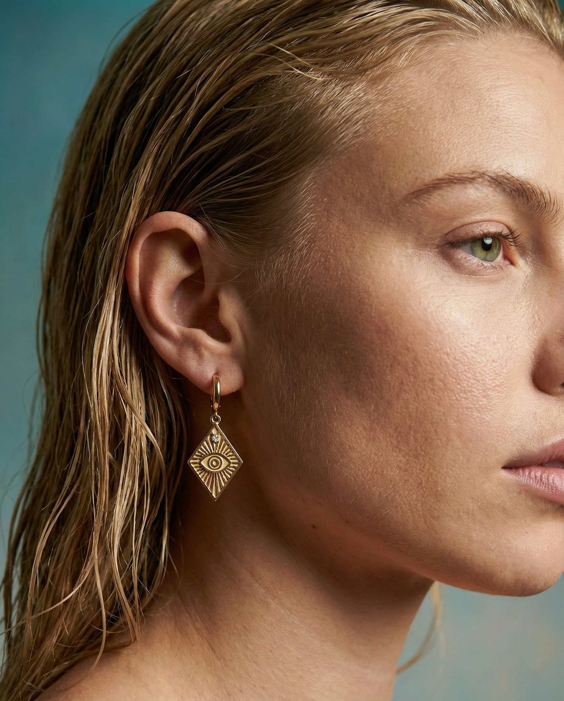 EVIL EYE GÜMÜŞ KÜPE