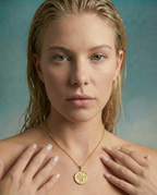 AZTEK GÜÇ, CESARET KORUMA SEMBOLÜ KOLYE