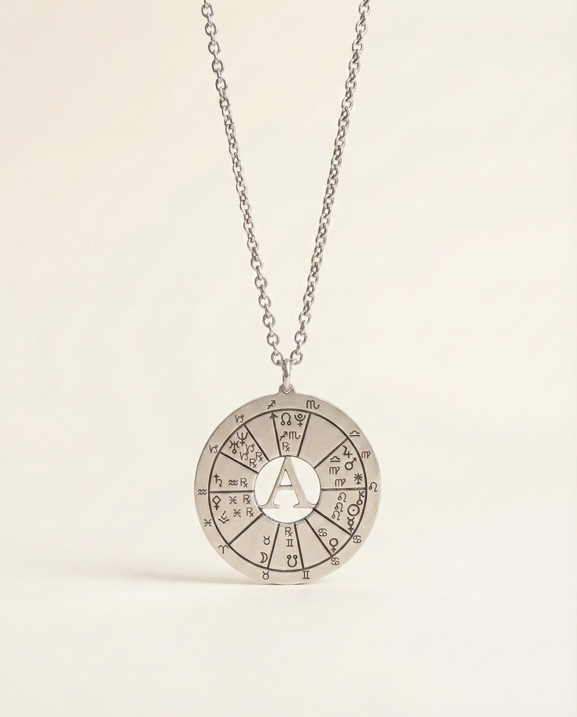 DOĞUM HARİTASI HARFLİ KOLYE ÇİFT TARAFLI