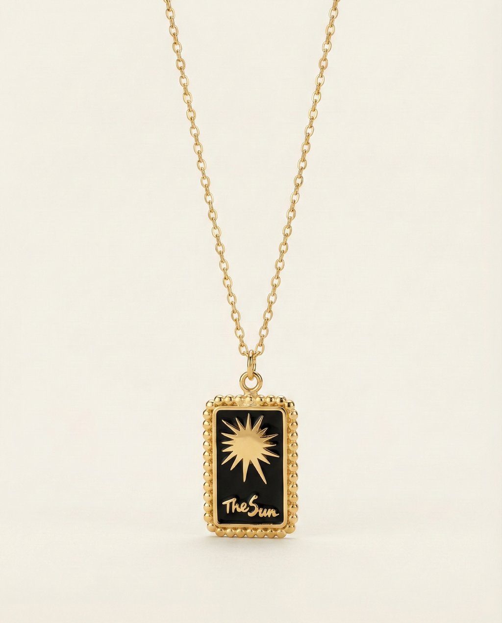 GÜNEŞ TAROT KARTI KOLYE