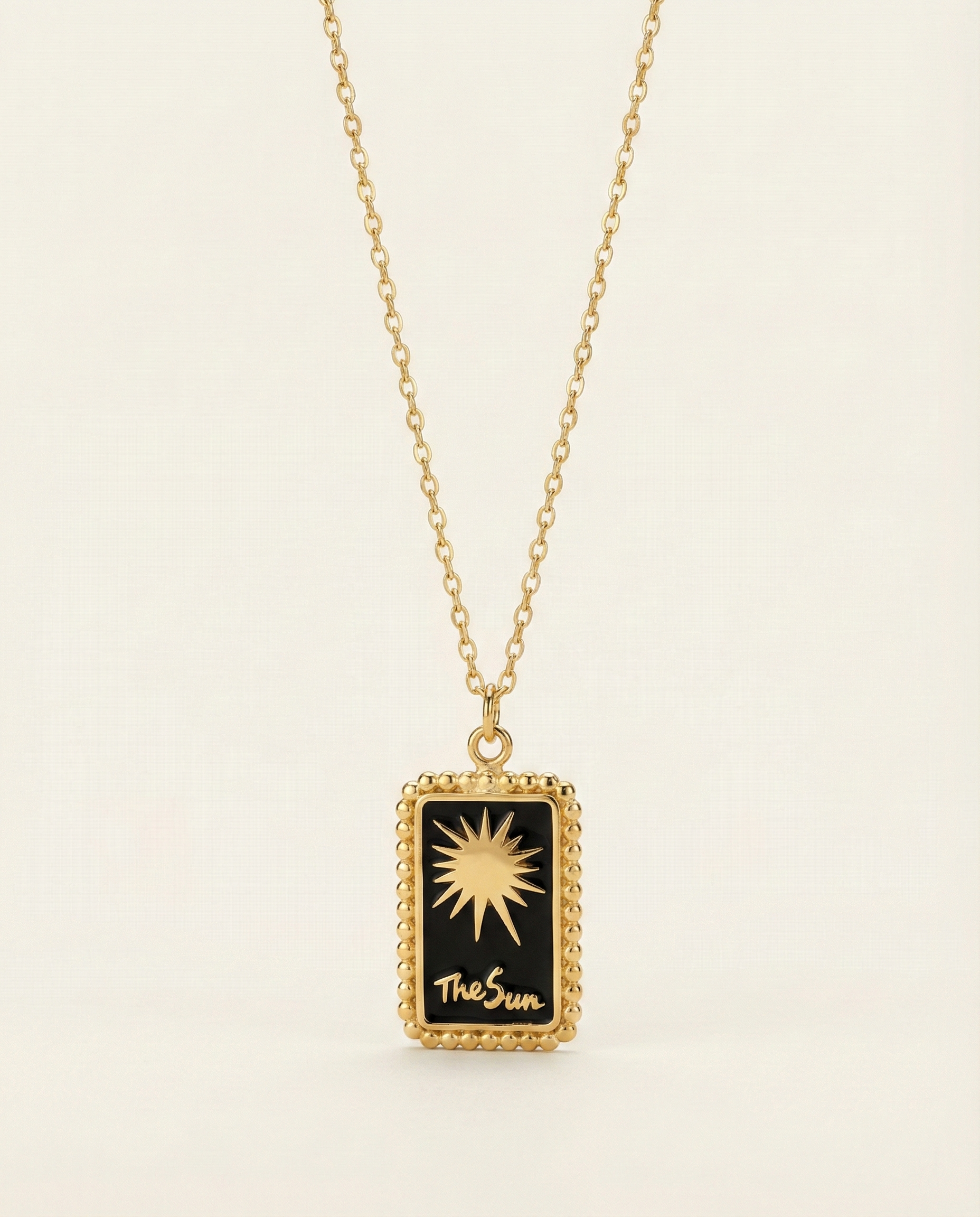 GÜNEŞ TAROT KARTI KOLYE