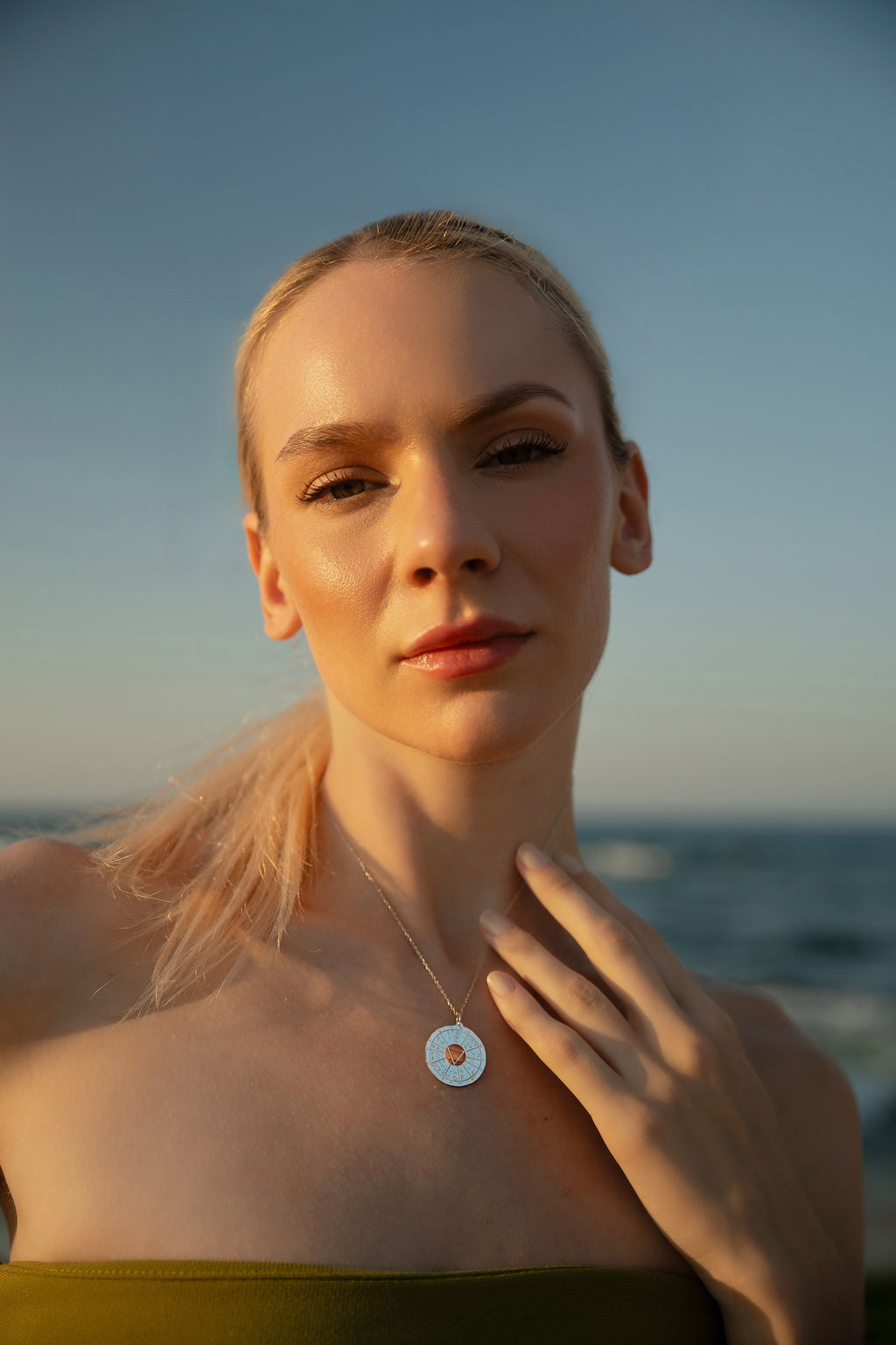 DOĞUM HARİTASI ELEMENTLİ GÜMÜŞ KOLYE