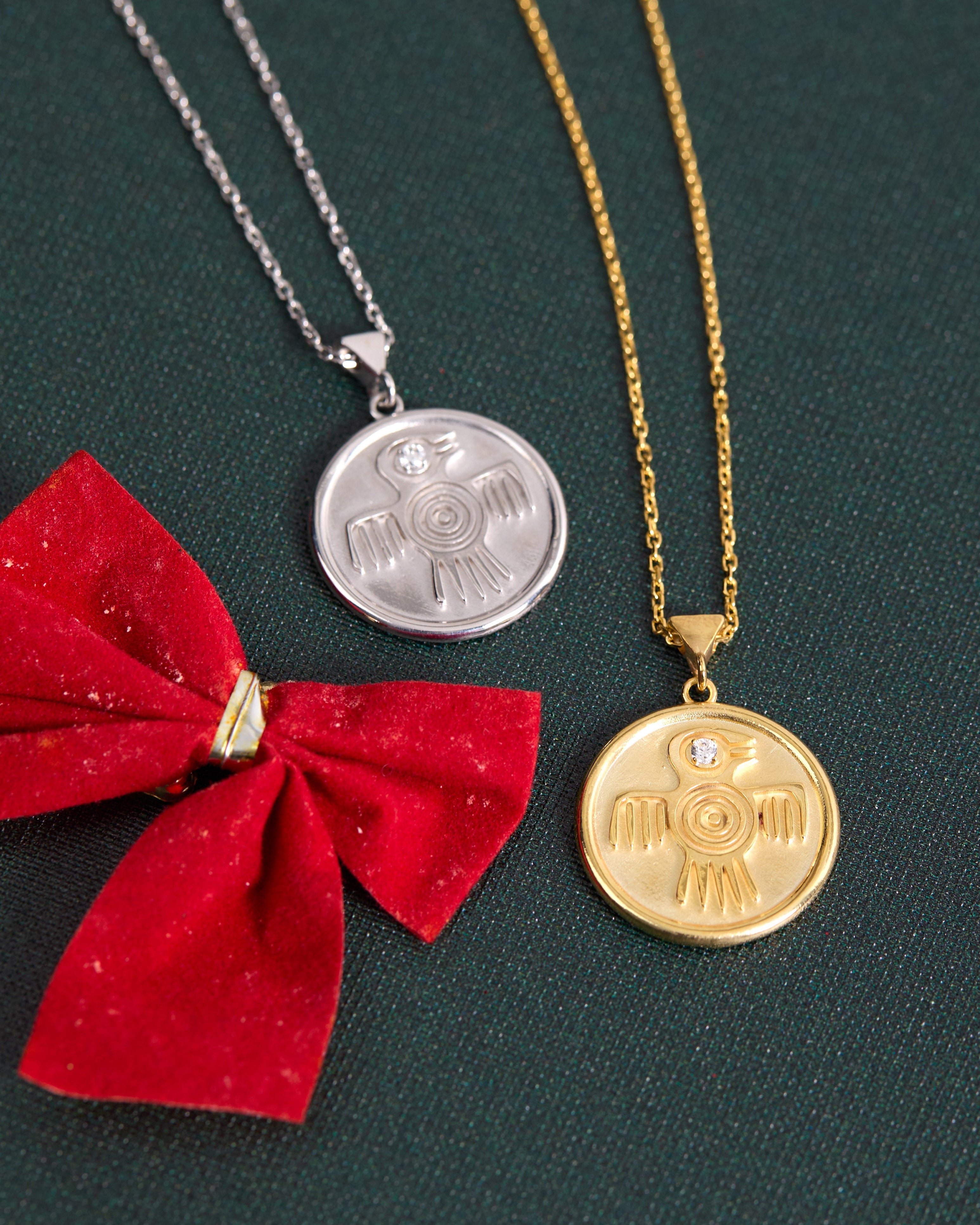 AZTEK GÜÇ, CESARET KORUMA SEMBOLÜ KOLYE