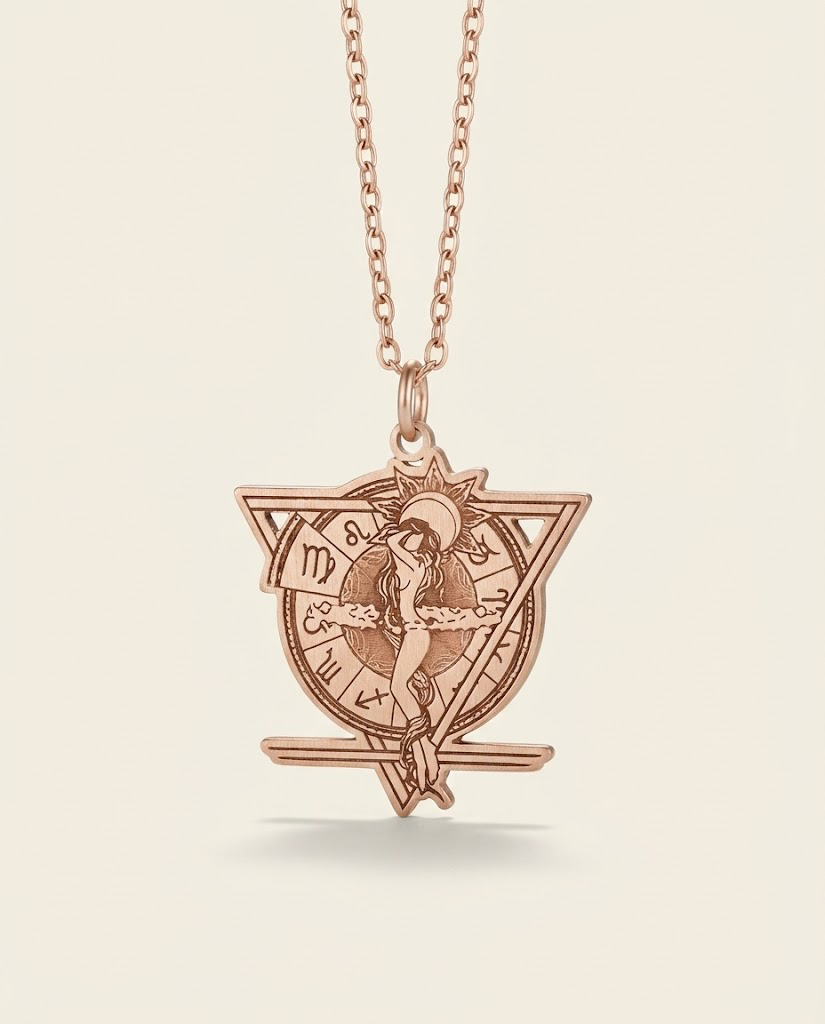 BURÇ ELEMENT SEMBOLLÜ KOLYE