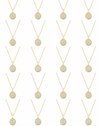 BEYAZ HARF GÜMÜŞ KOLYE