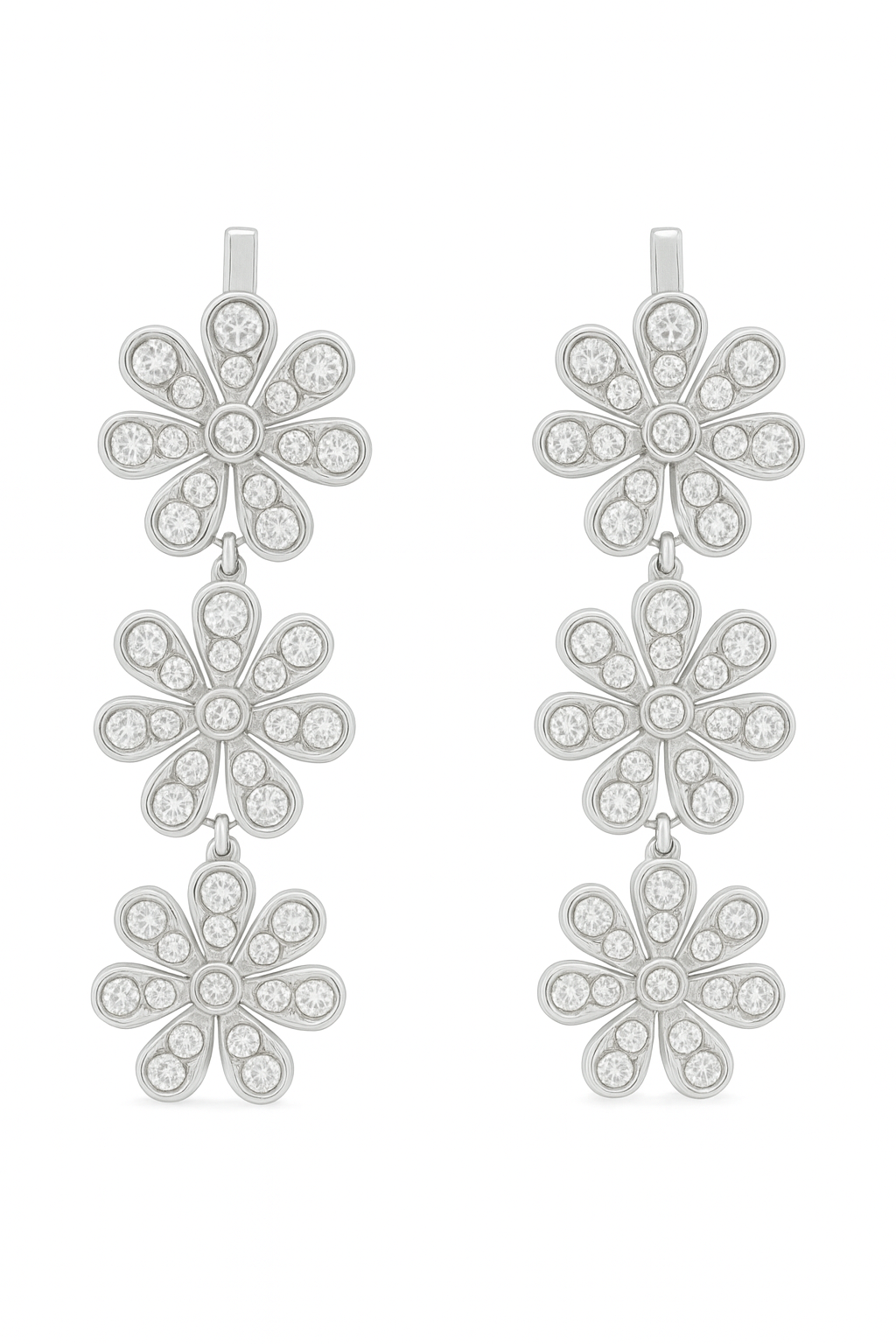 FLORA GÜMÜŞ KÜPE