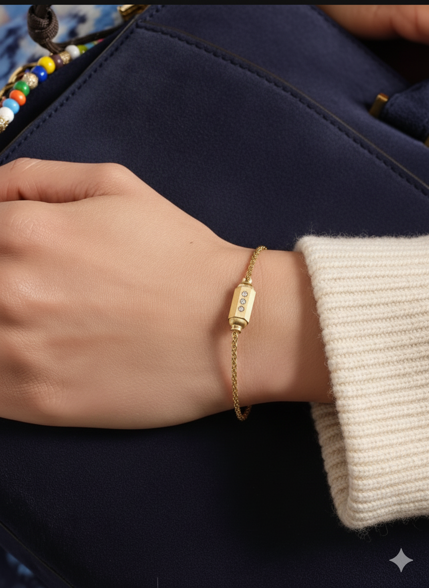 TRIOVA GÜMÜŞ BİLEKLİK