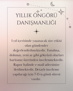 YILLIK ÖNGÖRÜ DANIŞMANLIĞI