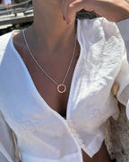 CIRCLE GÜMÜŞ KOLYE