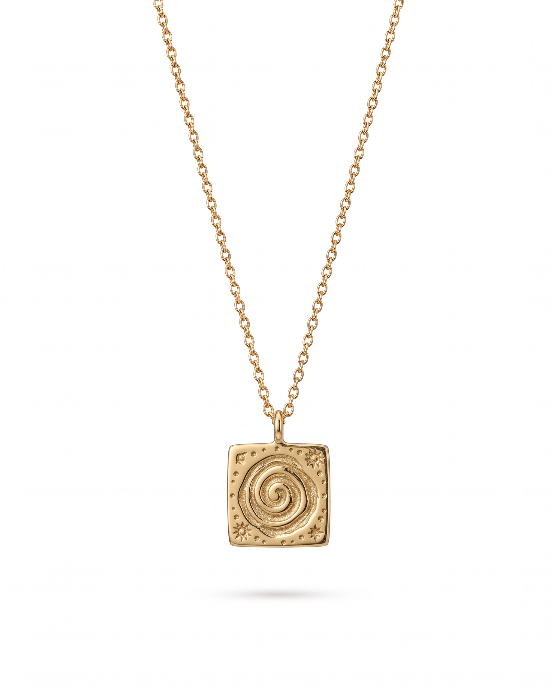 SPIRAL DEĞİŞİM DÖNÜŞÜM SEMBOLÜ KOLYE
