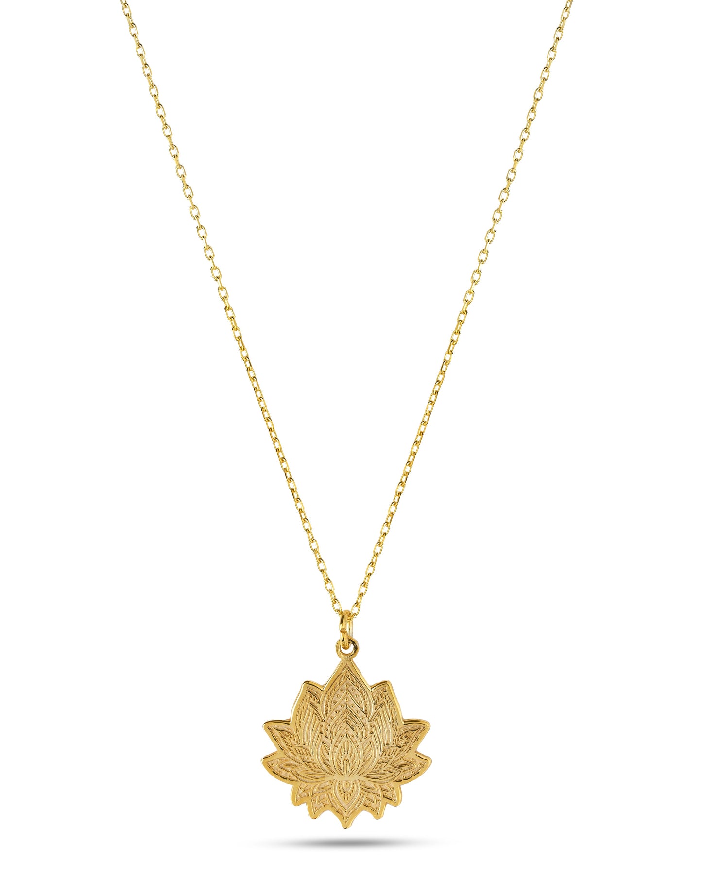 LOTUS GÜMÜŞ KOLYE