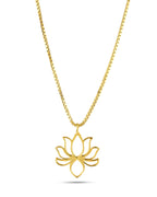 LOTUS GÜMÜŞ KOLYE