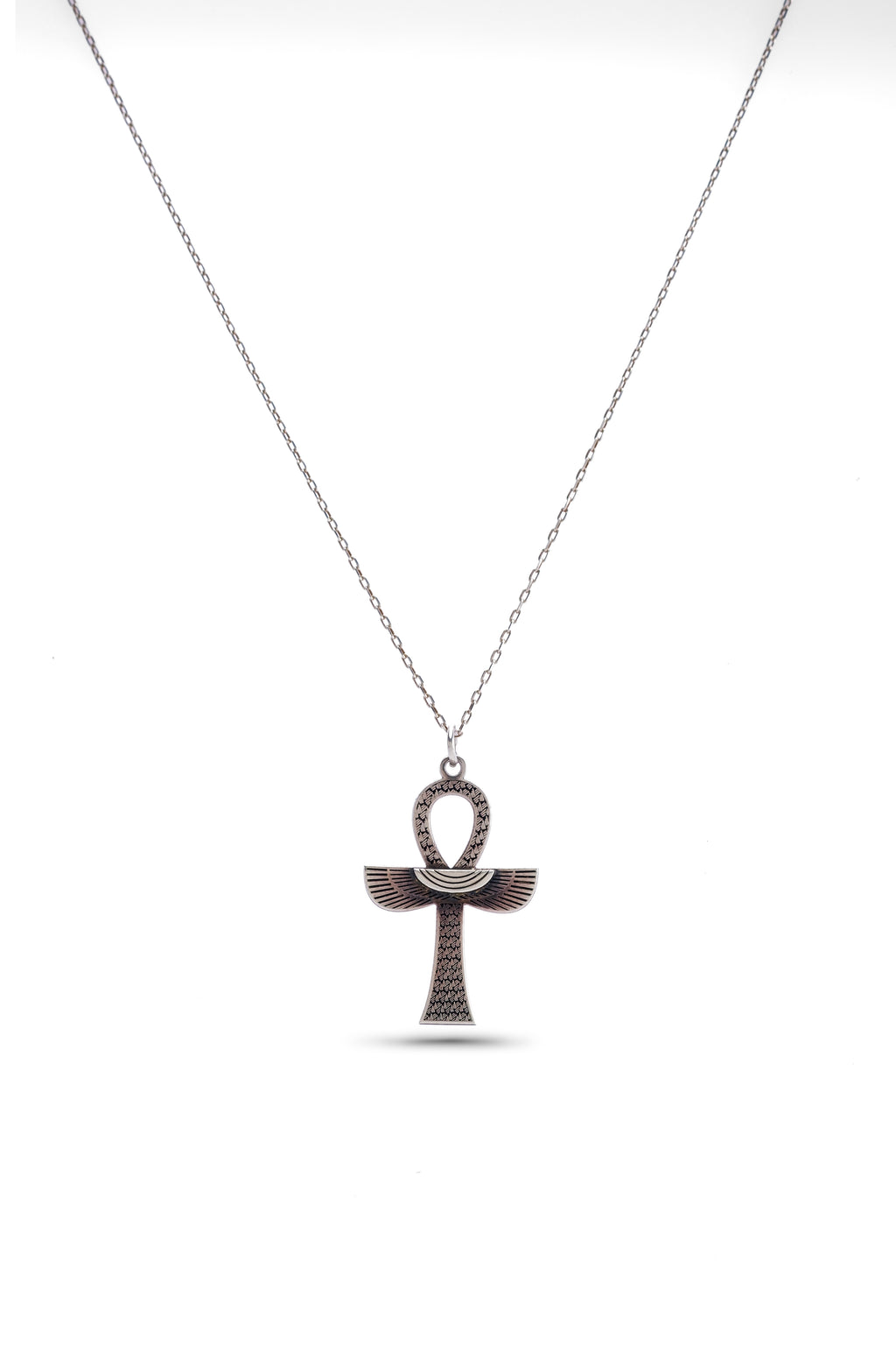 ANKH GÜMÜŞ KOLYE
