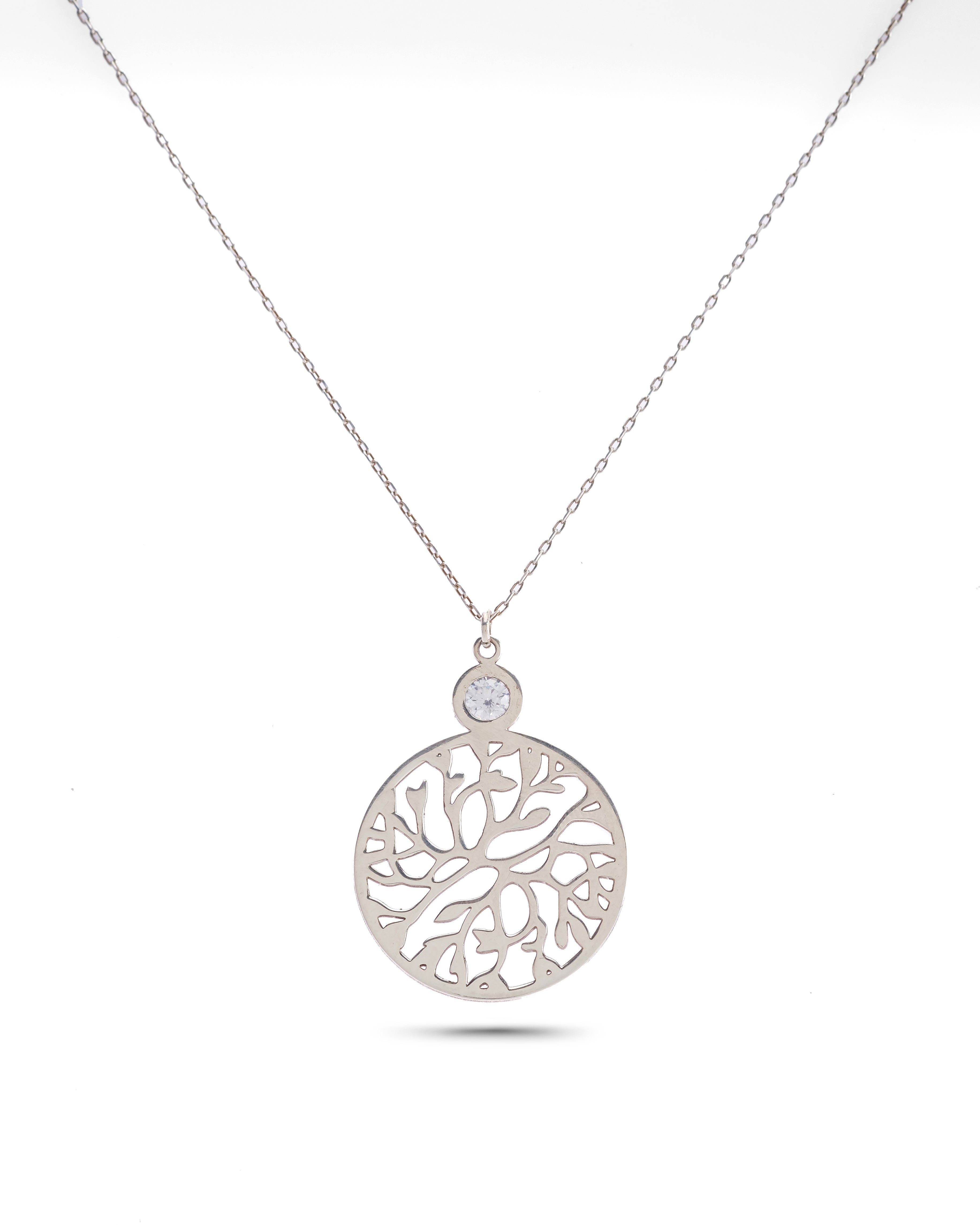 YAŞAM AĞACI GÜMÜŞ KOLYE