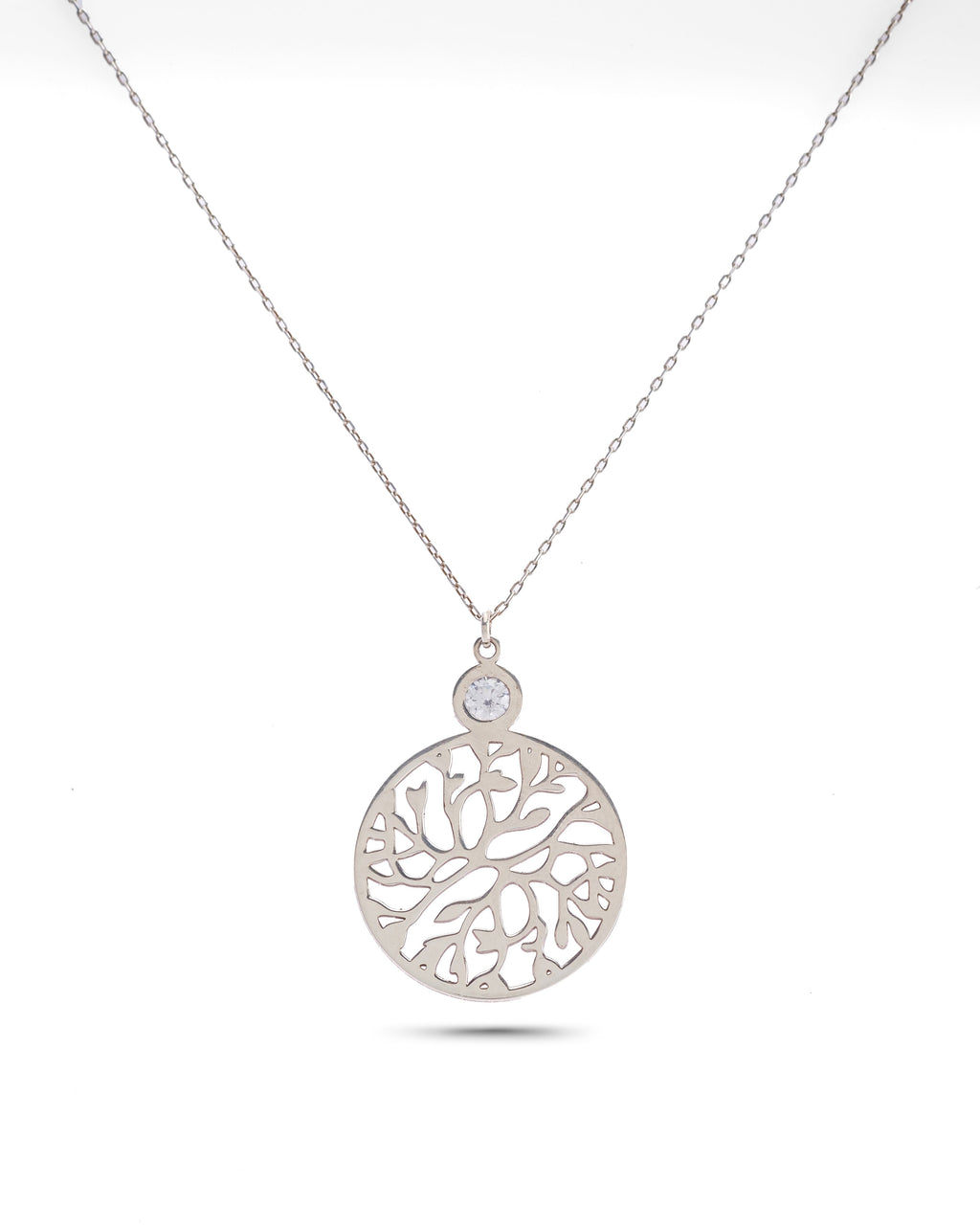 YAŞAM AĞACI GÜMÜŞ KOLYE