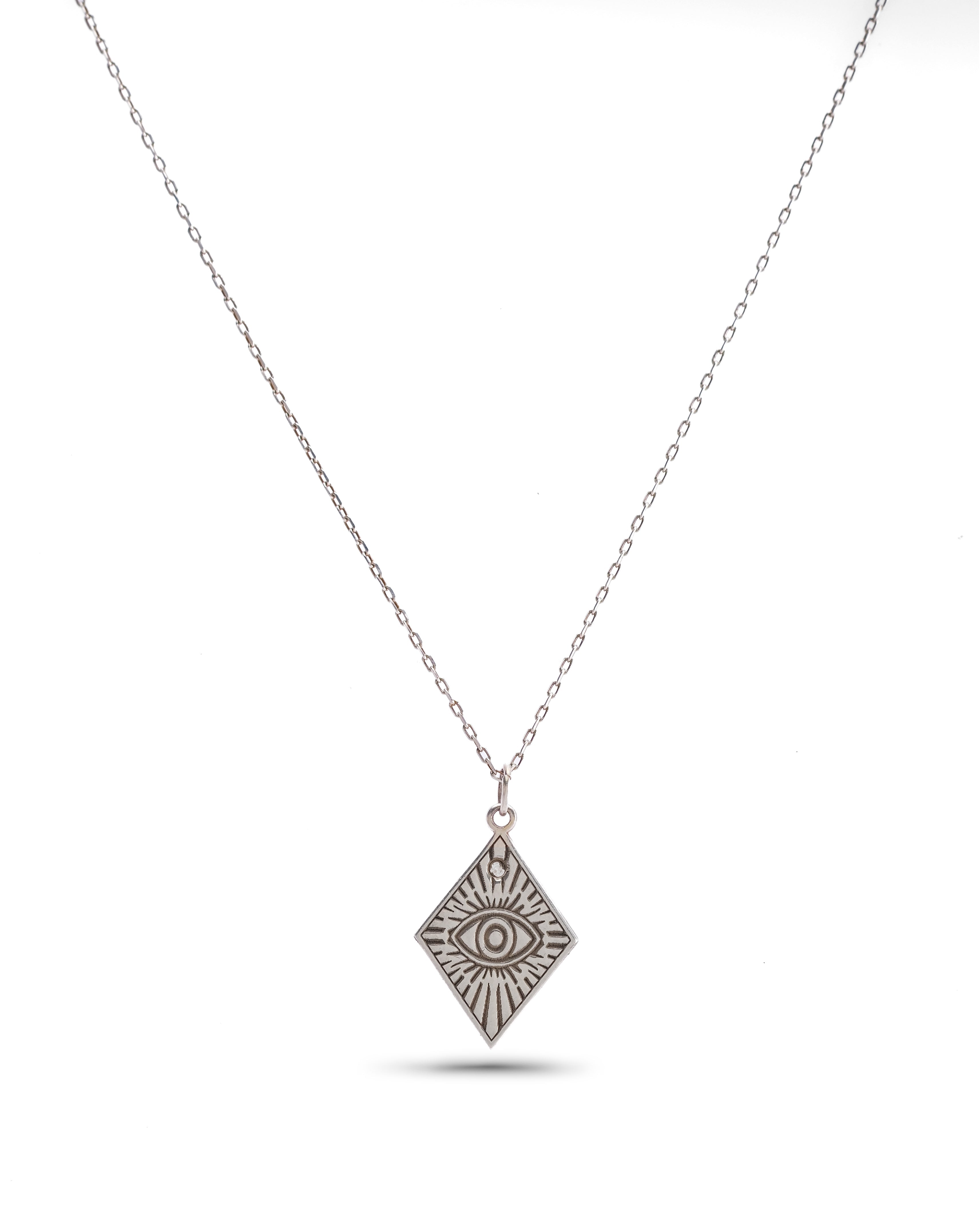 EVIL EYE GÜMÜŞ KOLYE