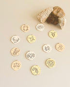 BAŞAK BURÇ SEMBOL GÜMÜŞ KOLYE