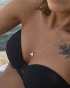 MINI KALP KOLYE GÜMÜŞ KOLYE