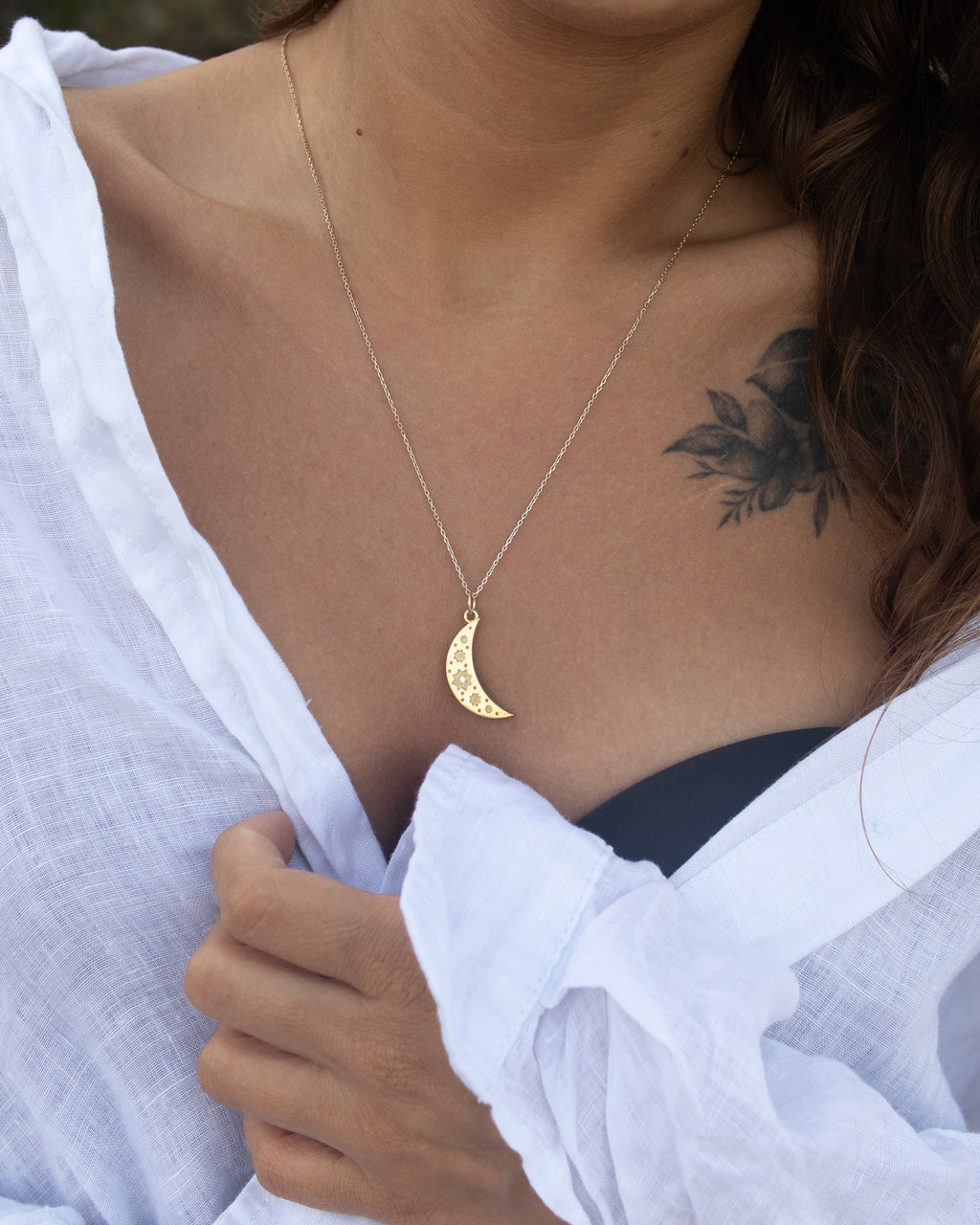 MOONLIGHT GÜMÜŞ KOLYE