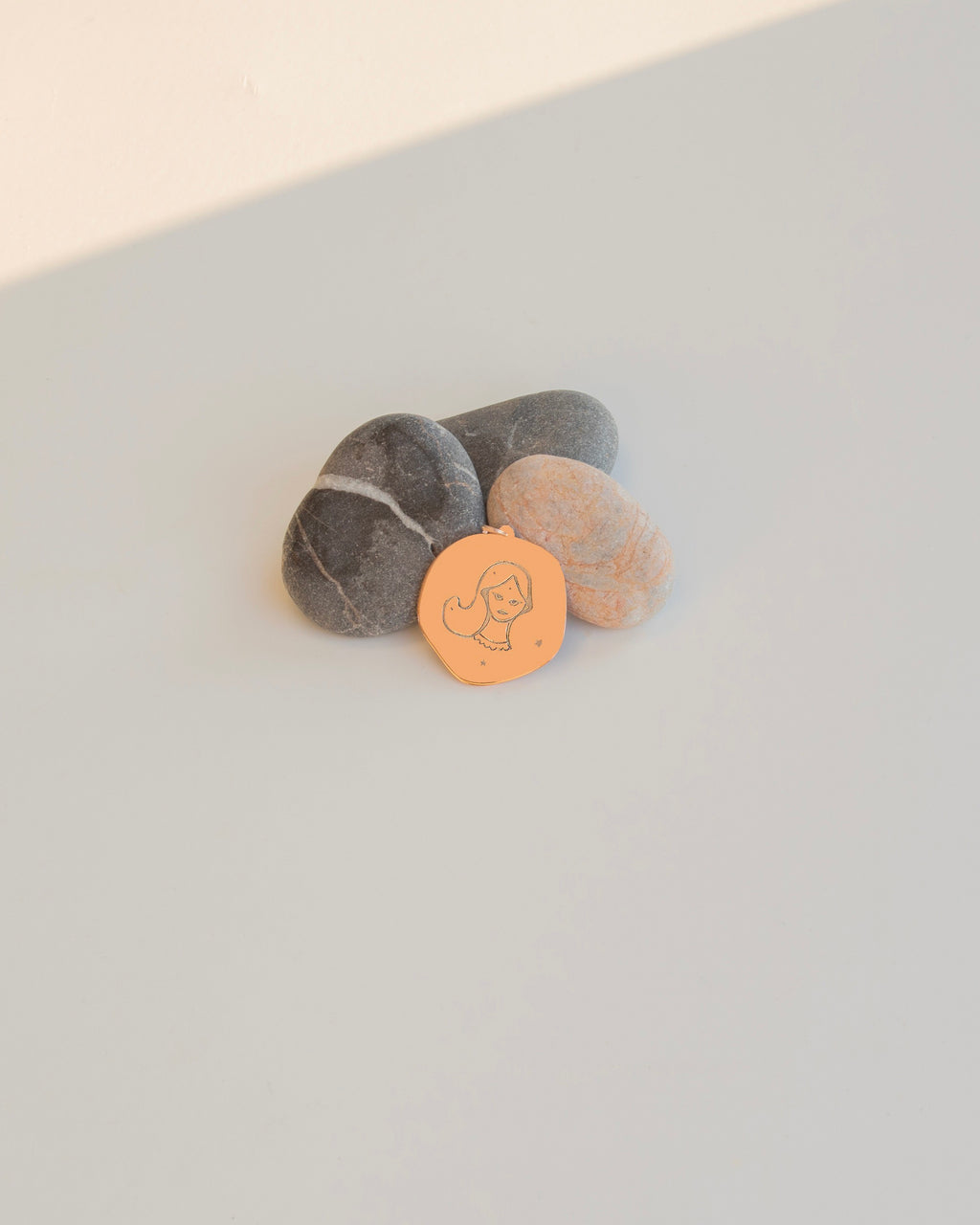 BAŞAK BURÇ SEMBOL GÜMÜŞ KOLYE