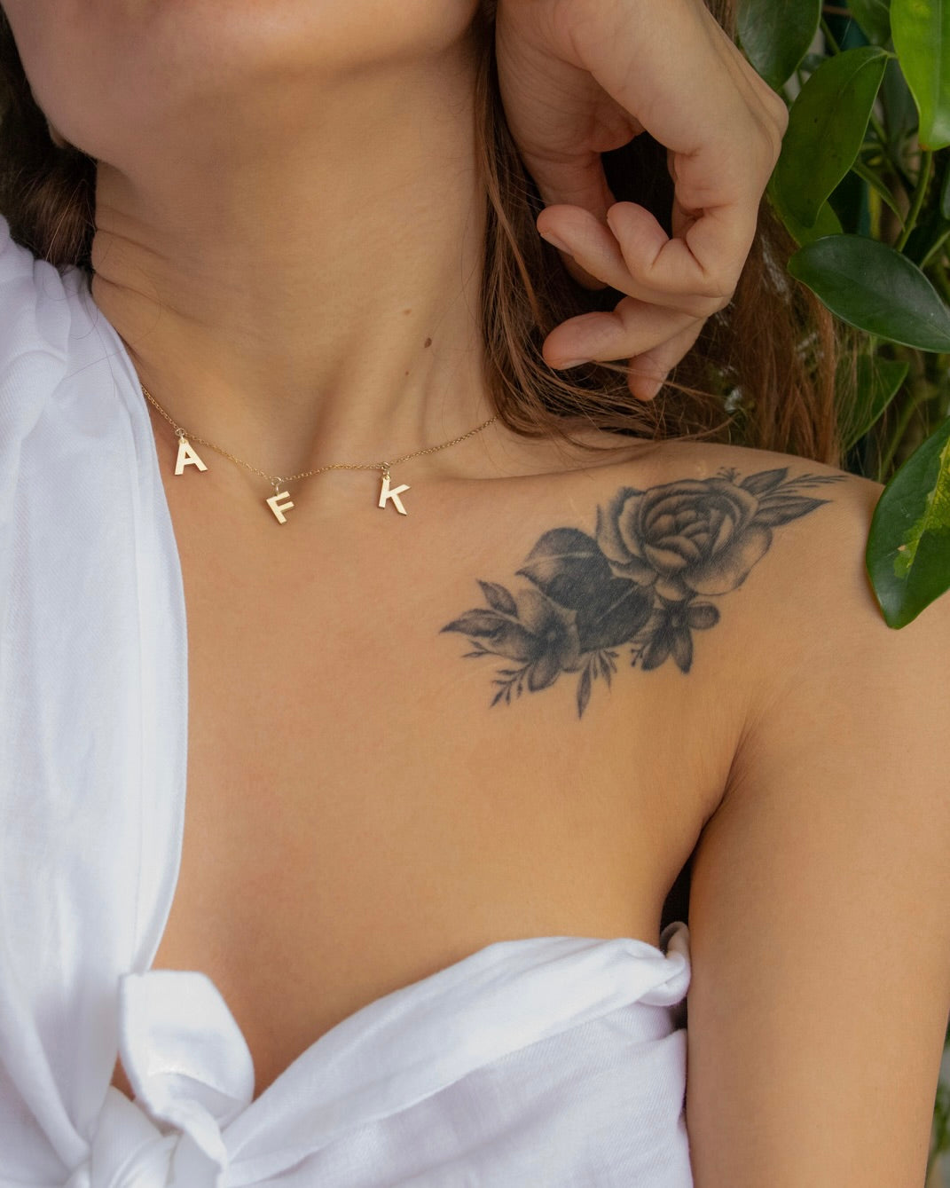 HARFLİ GÜMÜŞ KOLYE