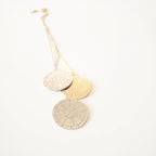 DOĞUM HARİTASI GÜMÜŞ KOLYE ÇİFT TARAFLI