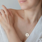 BURÇ GÜMÜŞ KOLYE